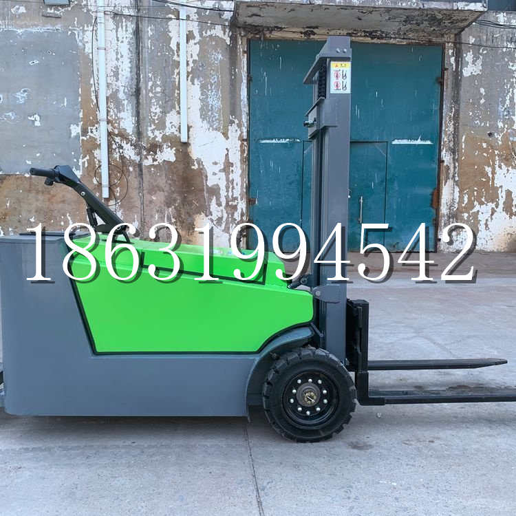 阳江市小型电动叉车1吨2吨步行站驾式电瓶堆高充电装卸车液压升降车铲车